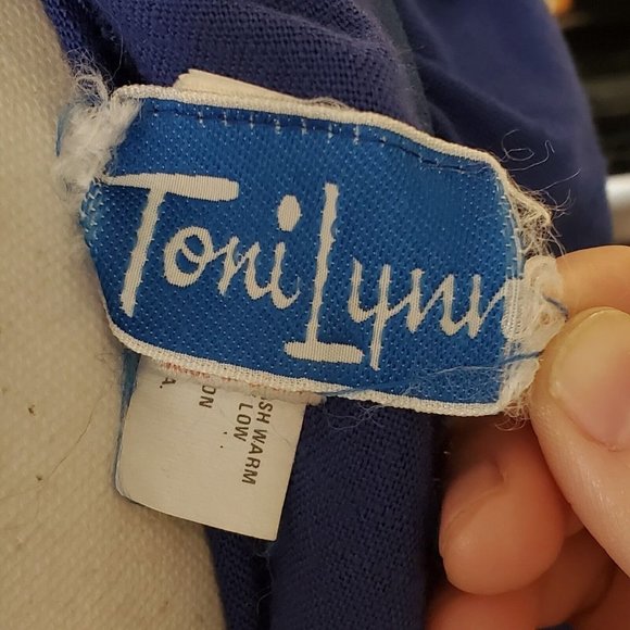 Vintage 60s Mod Blue Sailor Tent Dress Small 4 6 White Bow Knee Length‎ Pleated - Picture 10 of 13